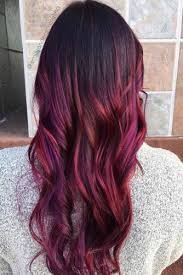 There are many coloring ideas with similar hues like mermaid, unicorn and opal hair. Brown Red And Purple Ombre Hair Purpleombre Redo Hairs London