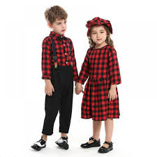 Baby Boy Girl Brother And Sister Matching Outfits Toddler Kids Summer Clothes  Girls Dress Boys Long Pants Set 6M-6T - Walmart.com