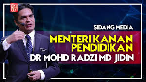Pemimpin bersatu ketereh, dr mohd radzi md jidin berasa agak terkejut dengan lantikan sebagai timbalan menteri hal. Langsung Sidang Media Menteri Kanan Pendidikan Dr Mohd Radzi Md Jidin Youtube