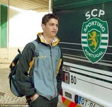 Ronaldo makes young fan's day as portugal depart. Sb On Twitter Young Cristiano Ronaldo With Sporting Lisbon Http T Co Hhlqtbaeqm