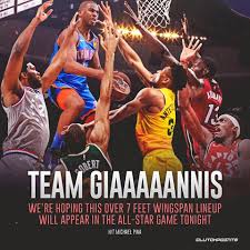We Re Hoping This Over 7 Feet Wingspan Lineup Will Appear In The All Star Game Tonight In 2020 Basketball Players Nba Basketball Players All Star