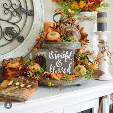5 Fall Decorating Hashtags On Instagram You Don T Want To Miss County Road 407 In 2020 Fall Dining Table Decor Tiered Tray Decor Fall Dining Table