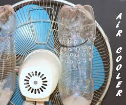 A fan positioned outside your air conditioner condenser allows cooler air to take the heat and blows it back out of your unit. How To Make Air Conditioner At Home Using Plastic Bottle And Old Fan 3 Steps With Pictures Instructables