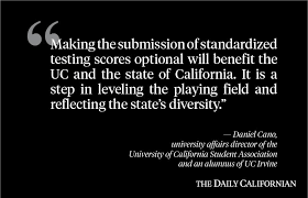 The companies that create the most important state and national exams also publish textbooks that contain many of the answers. Ucs Should Eliminate Standardized Testing Requirement The Daily Californian