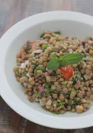 Salade De Lentilles Marocaine Recette Facile Recette Salade De Lentilles Marocaine Salade De Lentilles Nourriture Chien