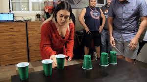 Open space like a park or big back yard; Flip Cup Relay Minute To Win It Youtube