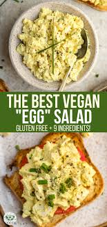 The Best Vegan Egg Salad From My Bowl Recipe Whole Food Recipes Lunch Recipes Vegetarian Vegan Recipes