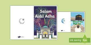The sabah government has allowed the aidiladha prayer and 'korban' (sacrificial rites) to be performed during the movement control order period, subject to the standard. Free Kad Hari Raya Aidiladha Teacher Made