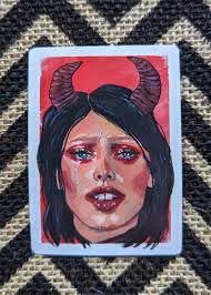 Demon sticker — sally townsend art