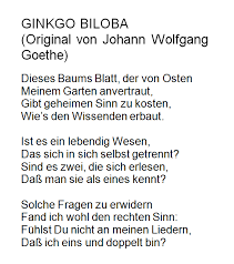 Der Ginkgobaum Inspirierte Goethe 1815 Zu Diesem Gedicht Gute Gedichte Gedichte Zitate