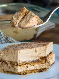 Gateau Frigidaire Au Cafe Qui Ne Demande Aucune Cuisson Desserts Ma Fourchette Desserts Coffee Recipes Dessert Recipes