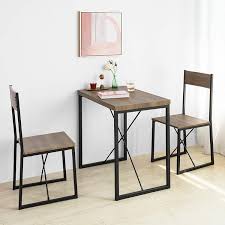 Sehr schöner, moderner, leicht geschwungener neuwertiger stabiler esstisch in modernem stil, 160 x 89 tisch 98 eur vhb 2 stühle, massives holz. Sobuy Ogt19 N 3 Teilig Essgruppe Esstisch Mit 2 Stuhlen Sitzgruppe Kuche Kuchentisch Holztisch Sobuy Shop