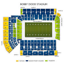Bobby Dodd Stadium 2019 Seating Chart
