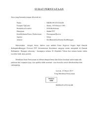 Surat pernyataan adalah surat yang dibuat oleh seseorang yang berisi pernyataan dirinya atau menerangkan orang lain bahwa orang tersebut pernah atau tidak pernah melakukan sesuatu. Download Surat Pernyataan Bersedia Mengabdi Selama 10 Tahun