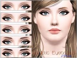 Pralinesims' Realistic Eyebrows
