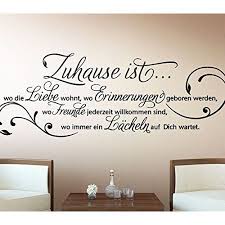 Wandtattoo Familie In Diesem Haus Iwohnzimmer Flur Diele Spruche Zitat M2097 Schwarz 150cm X 66cm Wandtattoo Spruche Spruche Zuhause Wandtattoo