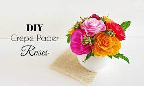 You can make a big statement with a big arrangement of crepe paper flowers! Crepe Paper Roses Diy Crepe Paper Flowers 8 Easy Steps