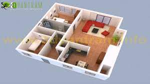 How much furniture should you buy? Small 2 Bedroom House Plan Design Novocom Top