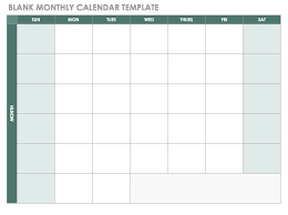 free excel calendar templates