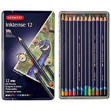 Drawing pencils set,52 pack professional sketch pencil set in zipper carry case,drawing kit art supplies with graphite charcoal sticks tool sketch book for adults kids drawing sketching by shuttle art. Derwent Colored Pencils Drawing Watercolor Art Inktense Ink Pencils 12 Pack 0700928 Walmart Com Walmart Com