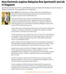 Malaysian trilingual (english, bahasa malaysia and kadazan) newspaper, is a sister paper of overseas chinese daily news (ocdn). Tessolve Acquired Spectrum Integrated Technologies Pcb Fab Malaysia The Test Lab Business Of Lynxemi Singapore Tessolve