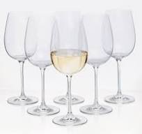 Crystal Bordeaux Stem Wine Glasses, Set of 6 - Hudson Grace