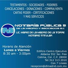 NOTARIA PUBLICA No. 9 / DE LA MADRID Y ASOCIADOS, S. C.