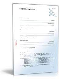 Wird zwischen zwei parteien eine dienstle. Hausmeistervertrag Rechtssicheres Muster Zum Download