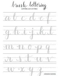 All you need is some watercolour paper, fine round . 6 Resources For Free Lettering Worksheets Free Calligraphy 523x680 Jpeg Brush Lettering Tutorial Brush Lettering Worksheet Brush Lettering Practice
