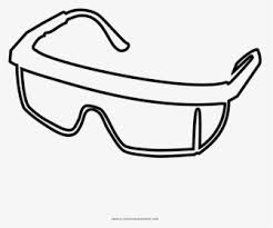 Lab goggles (digital download) black vector clip art drawing/sketch for cricut or . Transparent Safety Glasses Png Png Download Kindpng