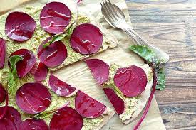 Tarte Fine A La Betterave Et A L Houmous De Courgettes Sans Gluten Vegan Tarte Fine Houmous De Courgettes Alimentation