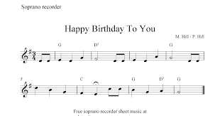 Happy birthday, with two new late elementary/ early intermediate arrangements perfect the meaning of verse two. Free Printable Sheet Music Happy Birthday To You Free Soprano Recorder Sheet Music Notes