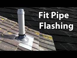 How To Install A Soil Pipe Flashing Fit A Lead Slate Youtube