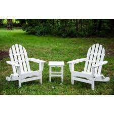 Lawn chair usa aluminum webbed chair (deluxe, orange, and white with white arms). Classic Folding White Patio Chairs Patio Furniture The Home Depot