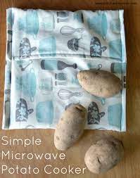 Next time i shall try in my blender or food processor. Baked Potato Microwave Bag With Video Tutorial Patchwork Posse Potatoes In Microwave Sewing Gifts Sewing Projects For Beginners