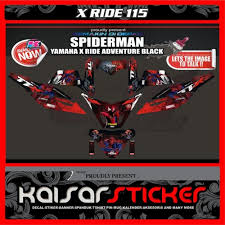 / selain itu kami juga menerima pembuatan sticker laptop, jersey, sticker crhomo makanan, vinil, dan undangan. Jual Sticker Decal Motor Yamaha X Ride Lama Spiderman Kota Bandung Kaisar Stiker Tokopedia