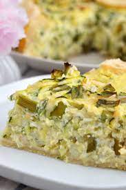 Yellow Or Zucchini Squash Pie Recipe Quiche Courgette Quiche Recettes De Cuisine