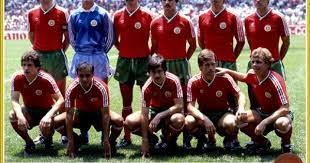 1986 Mexico 86 Fifa World Cup Teams Bulgaria Football Soccer Football Team Champs Prague
