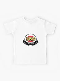 The Uno Champion Kids T Shirt By Rosytown Redbubble