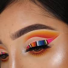 Mexican Sarape Themed Eye Makeup Look Ideas Eye Makeup Mexican Makeup Makeup Ojos