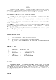 System Analysis And Design Notes Docsity