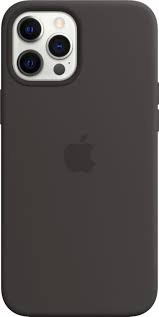 Apple Iphone 12 Pro Max Silicone Case With Magsafe Black Mhlg3zm A Best Buy