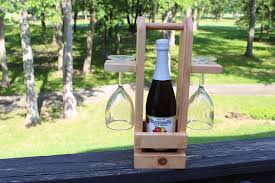 Here are the three pieces you need for the holder. Diy Wine Caddy With Glass Holder Toolbox Divas