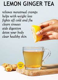 Lemon Ginger Tea Ginger Tea Recipe Ginger Tea Lemon Tea Benefits
