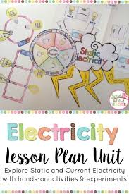 Engage Your Students With This Electricity Lesson Plan Unit It Is Packed Full Of Electricity Lessons Science Experiments Kids Elementary Science Electricity