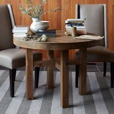 Emmerson Reclaimed Wood Round Dining Table Dining Room Furniture Modern Round Dining Table Modern Dining Table