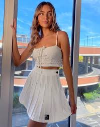 Maybe you would like to learn more about one of these? Bershka Mini Jupe Plissee Style Tennis Blanc From Asos On 21 Buttons