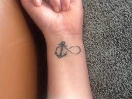 The presence of symbols is overwhelming in this black tattoo. 32 Beautiful Anchor Wrist Tattoos