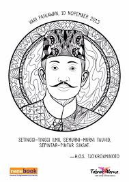 Kumpulan gambar hitam putih bw untuk diwarnai freewaremini. Contoh Gambar Mewarnai Gambar Pahlawan Kataucap