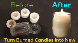 The solid particles and smelly gases are produced for a moment. Making A New Candle From Old Burned Down Ones Youtube